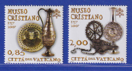 Vatikan 2007 Mi.-Nr. 1578-1579 Satz Kpl. ** 250 Jahre Christliches Museum - Otros & Sin Clasificación