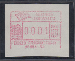 Griechenland: Frama-ATM Sonderausgabe ATHEN`87 **  Z-Papier, Mi.-Nr. 6.1zb - Vignette [ATM]