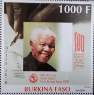 Burkina Faso 2018, 100th Birth Anniversary Of Nelson Mandela, MNH S/S - Burkina Faso (1984-...)