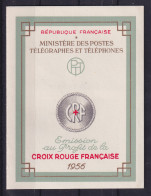 Frankreich 1956 Rotes Kreuz Markenheftchen Mi.-Nr. 1117-1118 Postfrisch ** - Sonstige & Ohne Zuordnung