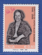 Italien 2006 60 Jahre Frauenwahlrecht Nilde Lotti Mi.-Nr. 3123 **  - Unclassified