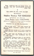 Bidprentje Tongerlo - Van Genechten Josephus Henricus (1868-1951) - Images Religieuses