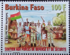 Burkina Faso 2019, Solidarity With The Defence And Security Forces, MNH Single Stamp - Burkina Faso (1984-...)