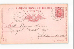 16270 01  CARTOLINA POSTALE VOLPEDO X CASTELNUOVO SCRIVIA - Entero Postal