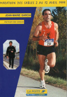 CLB - ATHLETISME - CPM - MARATHON DES SABLES DU 2 AU 12 AVRIL 1999 - JEAN MARIE GARCIA - FACTEUR DES SABLES - Atletiek