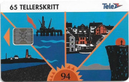 Norway - Telenor - Rogaland - N-30a - Cn. C46100840, SC5, 05.1994, 9.800ex, Used - Norway