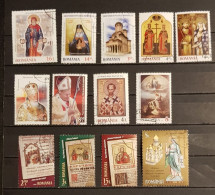 ART ROMANIA ART PAINTINGS RELIGIOUS MINI LOT CTO- USED - Gebruikt