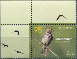 Austria 2024. Corn Bunting (Emberiza Calandra) (III) (MNH OG) Stamp - Nuovi