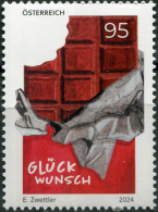 Austria 2024. Congratulations And Good Luck (MNH OG) Stamp - Nuovi