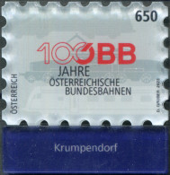 Austria 2023. 100 Years Of The Railway Company, ÖBB. Krumpendorf (MNH OG) S/S - Ongebruikt