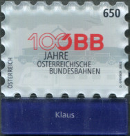 Austria 2023. 100 Years Of The National Railway Company, ÖBB. Klaus (MNH OG) S/S - Unused Stamps
