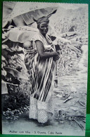 Cpa AFRIQUE CAP VERT , FEMME & ENFANT , SAO VICENTE, CABO VERDE , MULHER COM FILHO   EDITEUR MINIATI & FRUSONI - Afrique