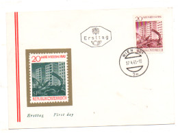 Österreich 1965 MiNr.: 1179 20 Jahre Wiederaufbau; Austria FDC Scott:742 YT: 1015 Sg: 1442 - FDC