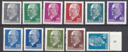 DDR - 1961/1967 - Lotto Composto Da 11 Valori Nuovi MNH: Yvert 561/564A, 564C/564EA Di Cui Il 564D In Due Varietà - Unused Stamps