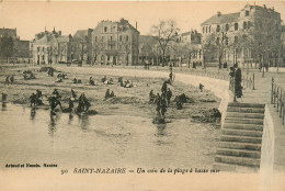 44* ST NAZAIRE   La Plage A Basse Mer         RL34.1074 - Saint Nazaire