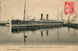 44* ST NAZAIRE    Transatlantique « la Champagne »       RL34.1073 - Saint Nazaire