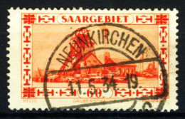 SAARGEBIET 1930 Nr 143 Zentrisch Gestempelt X3D32DE - Gebraucht