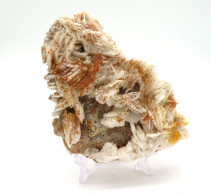 Vanadinite Sur Barytine - Minerali