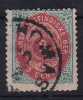 DANISH WEST-INDIES 1874 - Canceled - Sc# 6 - Denmark (West Indies)