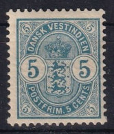 DANISH WEST-INDIES 1903 - MLH - Sc# 22 - Denmark (West Indies)