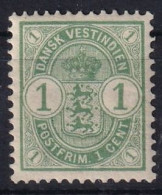 DANISH WEST-INDIES 1900 - MLH - Sc# 21 - Deens West-Indië