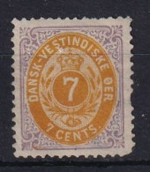 DANISH WEST-INDIES 1874 - Canceled - Sc# 9 - Dänische Antillen (Westindien)