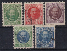 DANISH WEST-INDIES 1908 - Canceled - Sc# 43-46 - Danimarca (Antille)