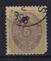 DANISH WEST-INDIES 1876 - Canceled - Sc# 8 - Denmark (West Indies)