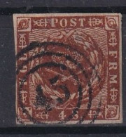 DENMARK 1858 - Canceled - Mi 7a - Used Stamps