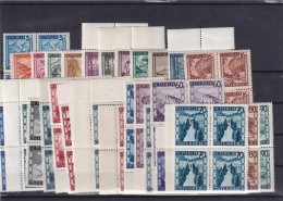 AUSTRIA 1945 - MNH - ANK 738-766 - Complete Set! - Blocks Of 4 (exc. 763) - Ongebruikt