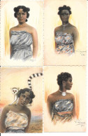 KB1686 - CARTES POSTALES EXPOSITION COLONIALE INTERNATIONALE PARIS 1931 - FEMMES DE MADAGASCAR - Africa