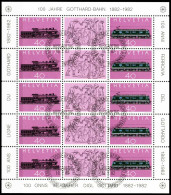 SCHWEIZ 1982 Nr 1214KB-1215KB-ESST ZENTR-ESST S9106CE - Blocs & Feuillets