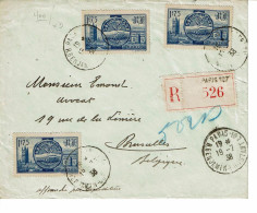 Timbres Françe 400(3x) Sur  Lettre  Pour La Belgique - Covers & Documents