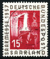 SAAR OPD 1957 Nr 400 Zentrisch Gestempelt X5F6AF6 - Used Stamps