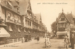 CPA*14- DEAUVILLE - 1920 - Rue De L'Ecluse ** Edit. Le Deley N° 428 ** 2 Scans - Deauville