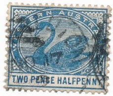 Western Australia 1890-93 SC64 2 1/2p Two Pence Halfpenny Swan - USED - Used Stamps