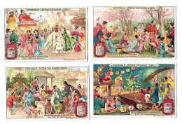 S 893, Liebig 6 Cards, Fêtes Populaires Japonaises - Liebig