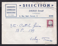 Algeria - 1961 Commercial Cover Bone To Vichy France - Cartas & Documentos