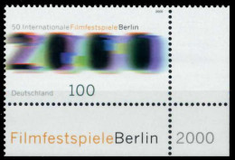 BRD 2000 Nr 2102 Postfrisch ECKE-URE X6D491E - Unused Stamps