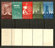 EGYPT   Scott # 447-51** MINT NH STRIP Of 5 (CONDITION AS PER SCAN) (LG-1738) - Ongebruikt