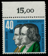 BRD 1959 Nr 325 Postfrisch ORA X77A30A - Ungebraucht