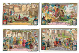 S 884, Liebig 6 Cards, Villes Florissantes Au Moyen âge - Liebig