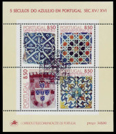 PORTUGAL Block 33 Zentrisch Gestempelt X7DC282 - Blocs-feuillets