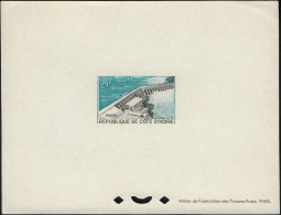 Côte D'Ivoire 1961 Y&T 200, Feuillet De Luxe. Inauguration Du Barrage D'Ayamé - Eau