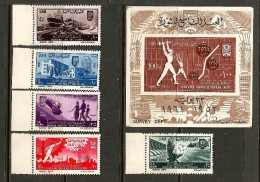 EGYPT   Scott # 523-8** MINT NH INCLUDING SOUVENIR SHEET (CONDITION AS PER SCAN) (LG-1740) - Ongebruikt