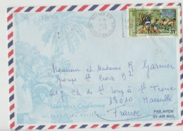 NOUVELLE CALEDONIE- PA N° 164 LETTRE 11/04 /1978 - Cartas & Documentos