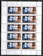 Germany 1996 / Michel 1858 Kb - Wolfgang Borchert, Author, Writer, Playwriter - Sheet Of 10 Stamps MNH - Neufs