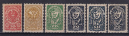 AUSTRIA 1919/20 - MNH - ANK 260y, 262y, 264y, 271y - Nuevos