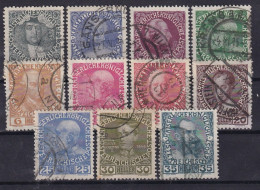 AUSTRIA 1913 - Canceled - ANK 139x-149x - Complete Set! - Gewöhnliches Papier - Used Stamps