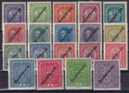 AUSTRIA 1919 - MNH - ANK 228-246 - Unused Stamps